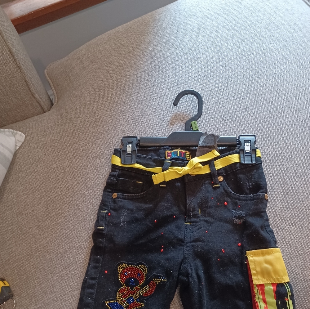Brand New WOT Elite Premium Denim Distressed, Unique & Funky Shorts